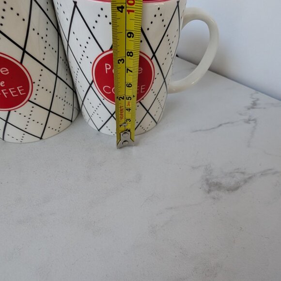 Peace, Love, Coffee Mugs - Set of 2 - Picture 8 of 9